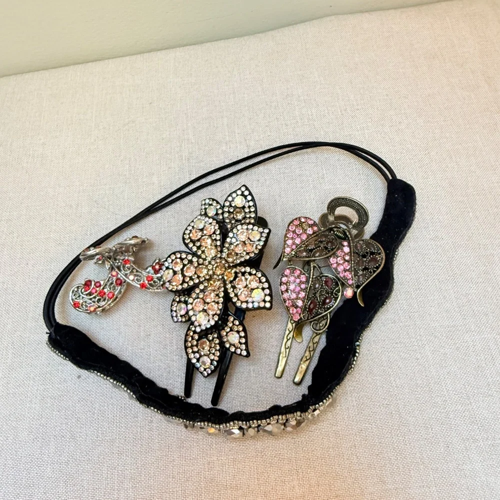 Bundle of 4 Blingy Hair Accessories - Picture 11 of 11
